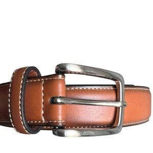 Men's Tan Leather Belt
